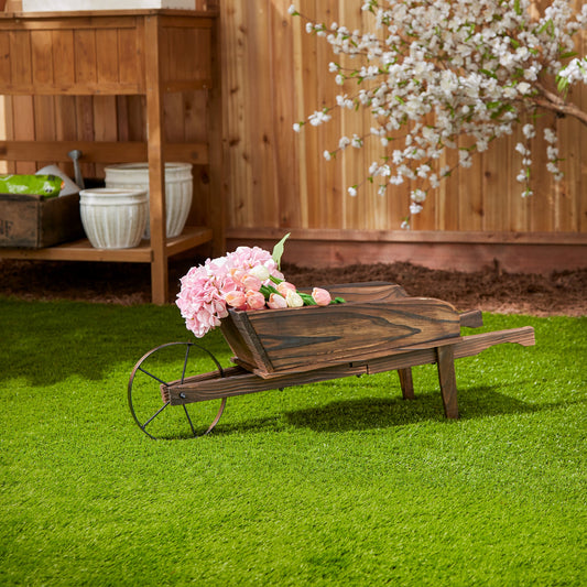 Country Flower Cart Planter